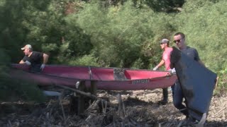 Volunteers Help Clean McCook Lake Debris [upl. by Airtap578]