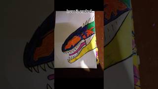 becklespinax Jurassic world Chaos Theory drawing [upl. by Nasia]