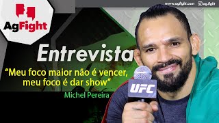 EXCLUSIVO Michel Pereira desafia Nate Diaz e Robbie Lawler [upl. by Lynnworth]