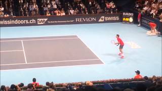 Swiss Indoors Bâle FEDERER  ISTOMIN ATP 500 HD [upl. by Acinoj361]