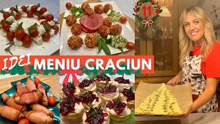 MASA DE CRACIUN MENIU 5 REȚETEAPERITIVE delicioase pentru Craciun Gătește cu mineRetete usoare [upl. by Dion]