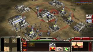 Command amp Conquer Generals Fight for the Center Map China vs 2 USA and GLA Brutal Difficulty [upl. by Whatley159]