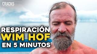 Ejercicio de RESPIRACIÓN Wim Hof guiada en 5 MINUTOS  El método WIM HOF [upl. by Glaudia978]