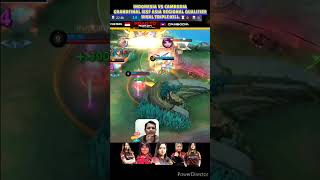 VIVAL TRIPLE KILL INDONESIA VS CAMBODIA MLBB WOMEN IESF ASIA REGIONAL QUALIFIER GRANDFINAL [upl. by Sikorski]