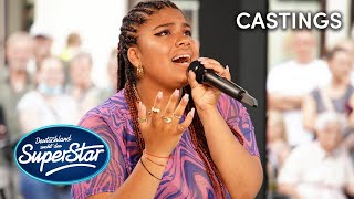 Abigail quotAbiquot Nova Campos Anyone Demi Lovato  Castings  DSDS 2022 [upl. by Enilehcim]