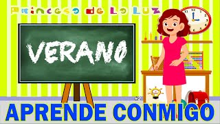 ¿QUÉ ES EL VERANO ☀ Las ESTACIONES Del AÑO 🌐 VÍDEOS Educativos PARA Niños 🧠 APRENDE CONMIGO [upl. by Atiuqer822]