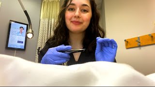 ASMR Seeing the GynecologistGetting your Annual Exam and Pap Smear Real OBGYN office [upl. by Dennet899]