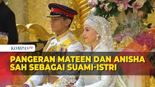 Penampilan Pangeran Mateen dan Anisha di Resepsi Pernikahan [upl. by Atinat]