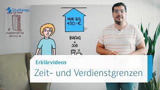 Wie viel Geld darf ich als Student nebenbei verdienen⁉️  Studitemps Erklärvideos [upl. by Nosiddam]