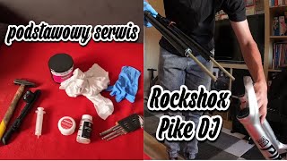 Podstawowy serwis Rockshox Pike DJ w domowych warunkach [upl. by Kery261]