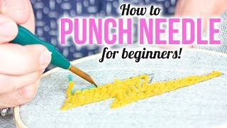 How to Punch Needle amp 3 Beginner DIY Projects [upl. by Jasmina1]