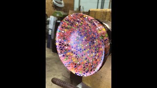 How to turn a colored pencil bowl [upl. by Niahs]