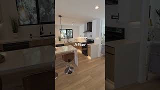 Kitchen makeover✨👷‍♂️ Remodeling Kitchenremodeling BeforeAndAfter Renovation DreamKitchen [upl. by Kooima]