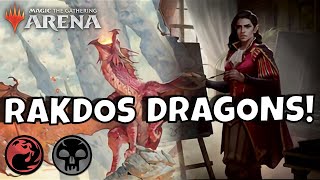 2022 RAKDOS DRAGON TREASURES  MTG ARENA  NEW DampD DECKS  STANDARD BO1 RANKED [upl. by Papotto]