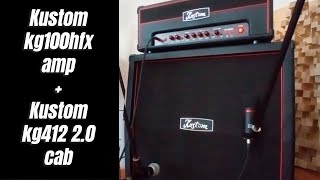 Kustom kg100hfx amp  Kustom kg412 20 cab [upl. by Poole]