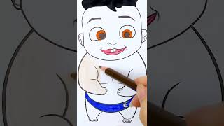 Coloring Makes Children Smart  Bebefinn Joãzinho Cocomelon Kids Song and Boss Baby [upl. by Eversole]