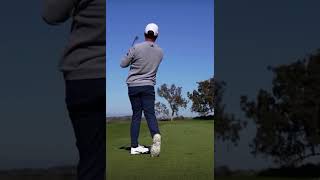 Xander Schauffele flighted wedge shot golf openchampionship shorts [upl. by Anderson]