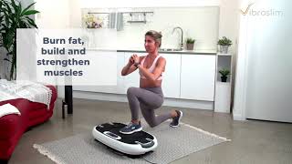 Workout Using the Lifepro Vibration Platform [upl. by Elatia]