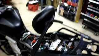 Kawasaki Versys custom backrest [upl. by Block137]