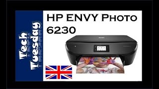 No 123 HP ENVY Photo 6230 Printer Scanner Review UK BUY IT [upl. by Steck]