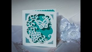 Canvas Project Butterfly Cutout Card [upl. by Ahtanamas]