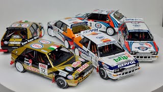 118 Lancia Delta HF Integrale Rally Team Martini ESSO Repsol Totip By kyosho [upl. by Nnyrat]