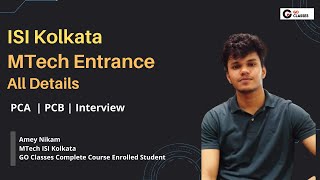 ISI Kolkata Exam  One Shot Video by Amey Nikam  PCA PCB  GO Classes Enrolled Student [upl. by Margy901]