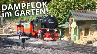 Gartenbahn  Faszination Dampflok im Garten [upl. by Goebel]