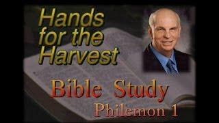 Philemon Lesson 1 Hands for the Harvest with Tony Callies [upl. by Ormiston]