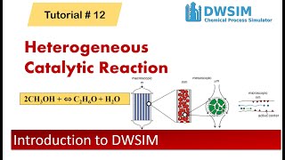 Heterogeneous Catalytic Reaction in DWSIM [upl. by Narad]