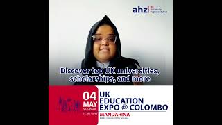 AHZ organises UK Education Expo at Mandarina Colombo [upl. by Geerts]