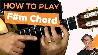 Fm Chord  Learn The F Sharp Minor Guitar Chord Easily [upl. by Sunny]