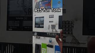 R15 full tank youtubeshorts automobile shots bikeride bikelover bike viralvideo [upl. by Oemac]