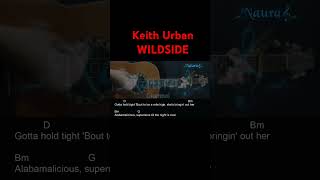 Keith Urban  WILDSIDE Guitar Chords Lyrics shorts [upl. by Sherman]