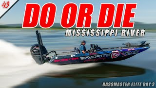 MOST IMPORTANT Day of the Year  Bassmaster Elite Mississippi River Day 3  UFB S2 E43 [upl. by Niowtna]