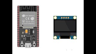 Use of the SSD1306 display by the ESP32 board [upl. by Annayk623]