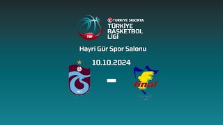 Trabzonspor – Finalspor Türkiye Sigorta Türkiye Basketbol Ligi 5Hafta [upl. by Lita]