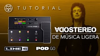 ¡LINE 6 POD GO Soda Stereo  De Música Ligera ¡EN ESPAÑOL [upl. by Krischer]