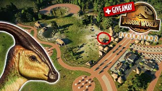 HAND FEED DINOSAURS at Hadrosaur Hotel  Jurassic World Evolution 2 Exhibit tips 6 [upl. by Brenna]