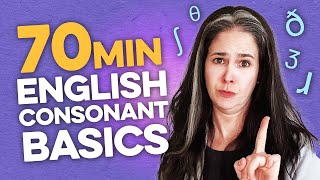 Learn 24 English Consonant Sounds in 70 Minutes  Pronunciation Compilation  Rachels English [upl. by Auvil128]