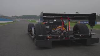 DevBot in Driverless mode — scanning the Donington Park circuit in England [upl. by Eatnoed]