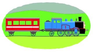 ZeichentrickMalbuch  die berühmten Eisenbahnzüge Teil 1 [upl. by Aniat26]