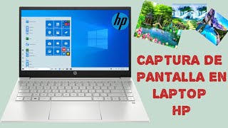 como hacer capturas de pantalla en laptop HP [upl. by Kale596]