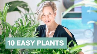 Easy Houseplants For Beginners Or Not  Top 10 Indoor Plants [upl. by Acquah853]