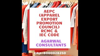 AEPC Apparel Export Promotion Council RCMC Registration Online Live Demo How to apply online AEPC [upl. by Philo362]