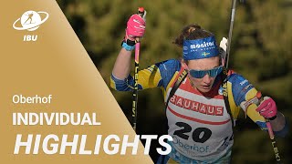 Oberhof 2023 Women Individual Highlights [upl. by Llenrup]