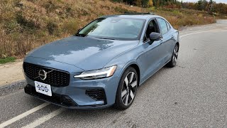 2024 Volvo S60 T8 Recharge AWD Plus Dark Theme POV Test DriveReview [upl. by Ahsinnek420]