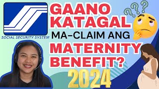 GAANO KATAGAL MAKUHA ANG SSS MATERNITY BENEFIT  FROM DISBURSEMENT ACCOUNT TO MAT 2 [upl. by Amsed]