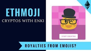 EthMoji  Earn Royalties From Your Own Emojis on Blockchain  Crypto Games [upl. by Acisset348]