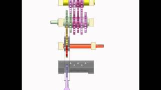 Shifting gear mechanism 5 [upl. by Pasco]